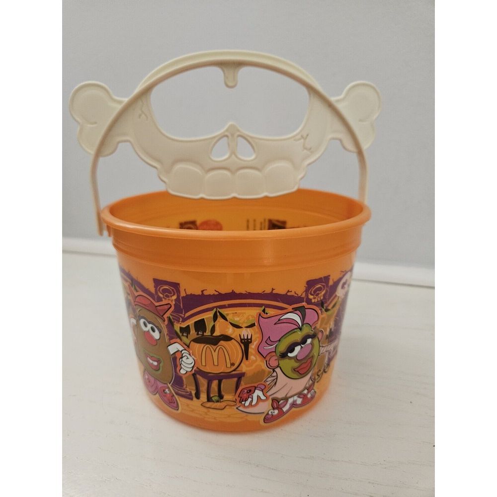 McDonald's Happy Meal Mr Potato Head Halloween Trick or Treat Pail Bucket‎ 2010